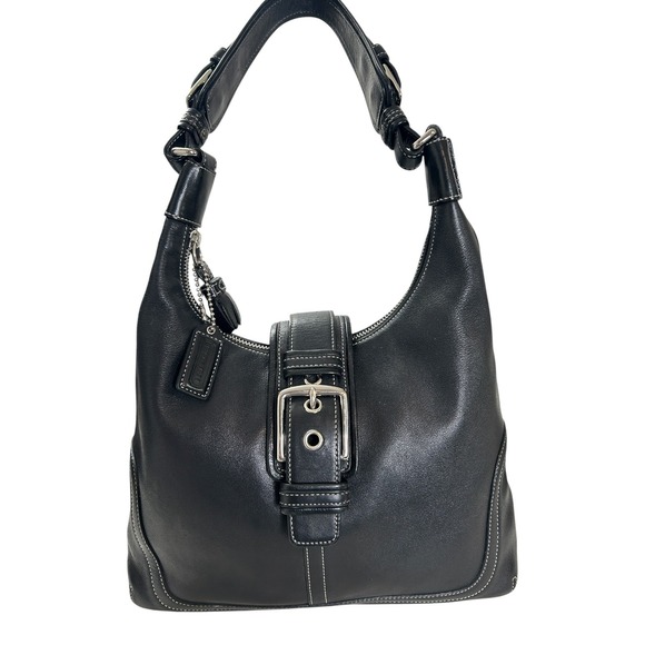 Coach Handbags - Vintage Coach Soho Leather Hamptons Soho Buckle Flap Buckle Shoulder Bag Y2K
